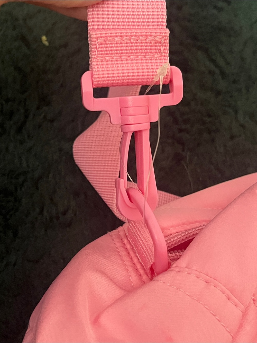 PINK Victoria's Secret Quilted Duffel Bag in Bright Pink - Picture 7 of 10